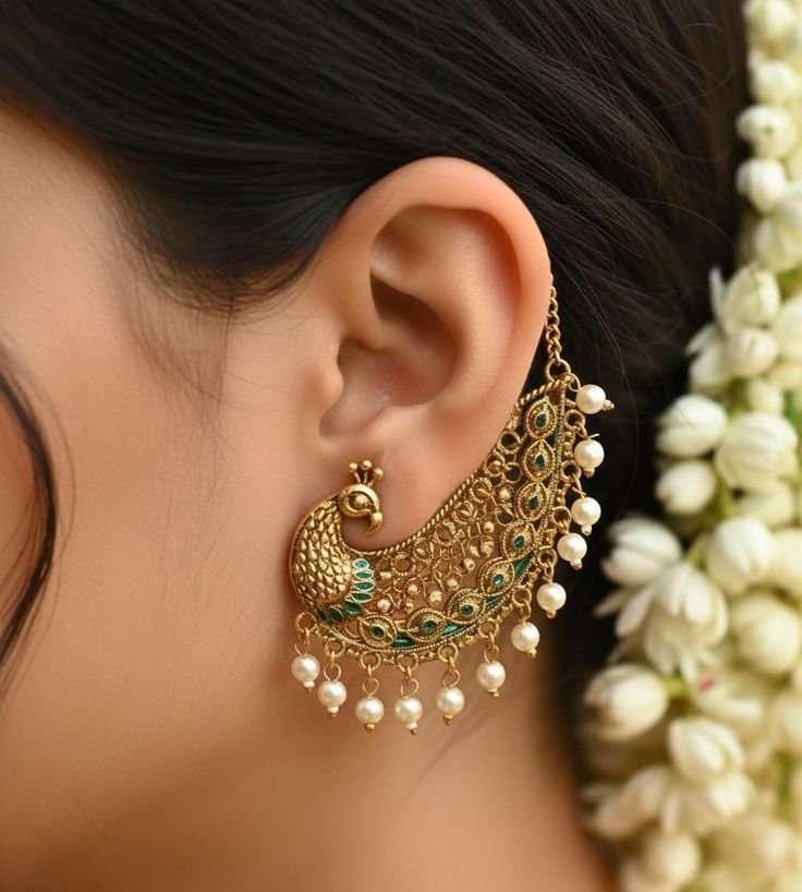 Latest Gold Jhumka _ Gold Jhumka Designs _ Traditional & Stylish Gold Jhumka Earrings